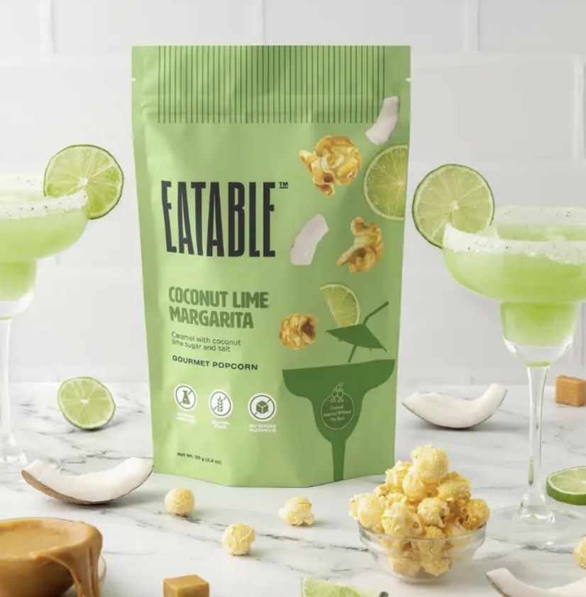 Eatable Popcorn - Coconut Lime Margarita