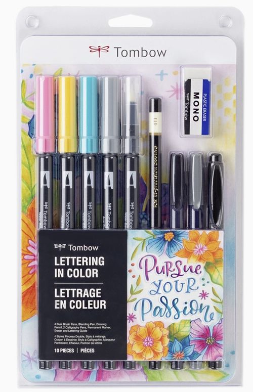 Tombow Lettering in Color Set 10pc