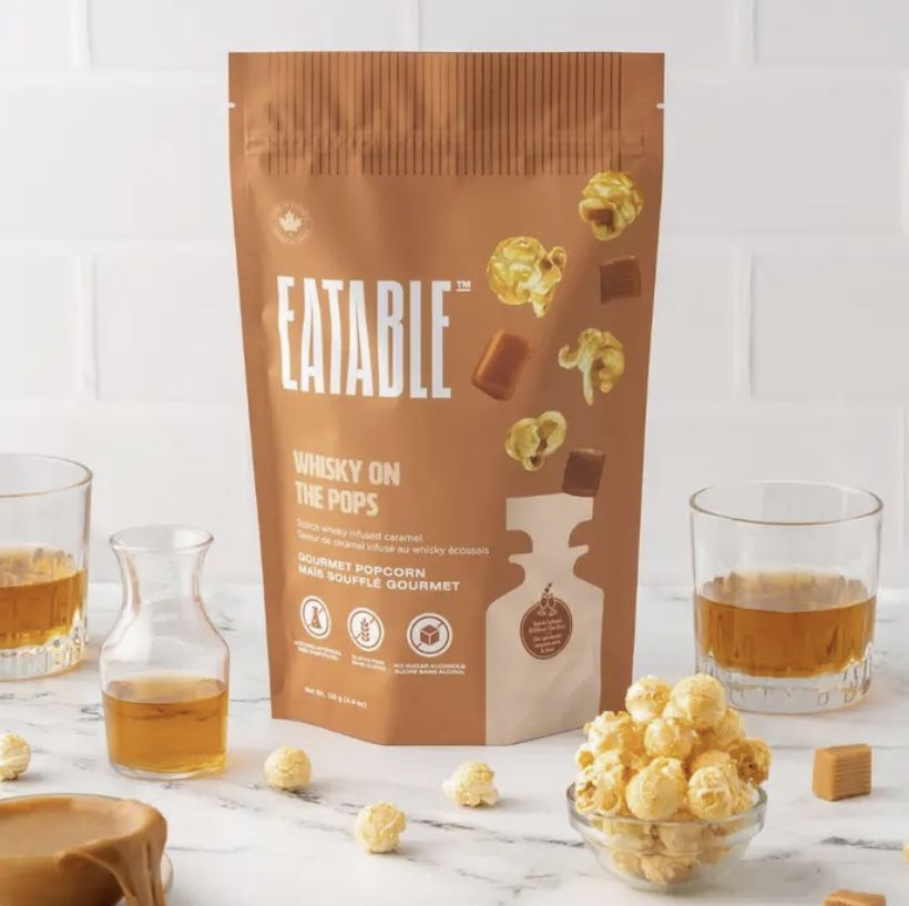 Eatable Popcorn - Whiskey on the Pops