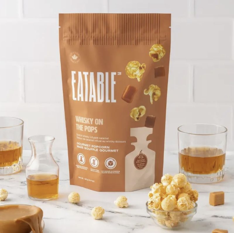 Eatable Popcorn - Whiskey on the Pops