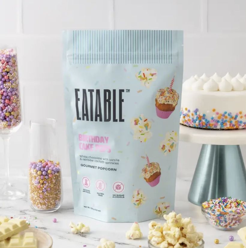 Eatable Popcorn - Birthday Cake Pops