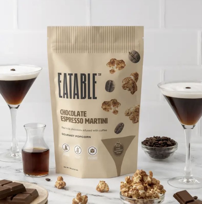 Eatable Popcorn - Chocolate Espresso Martini