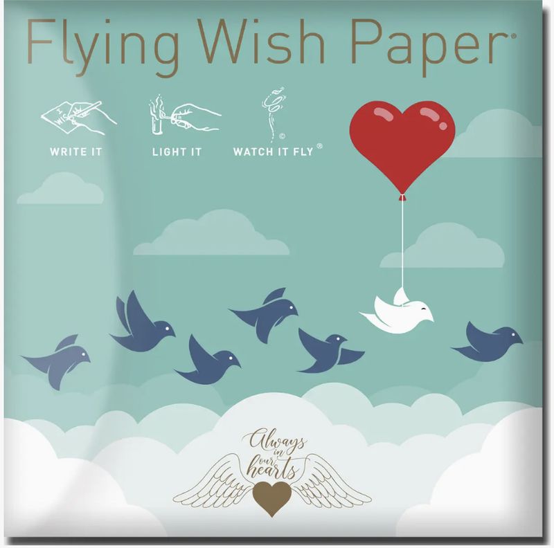 Flying Wish Paper - Always in Our Hearts