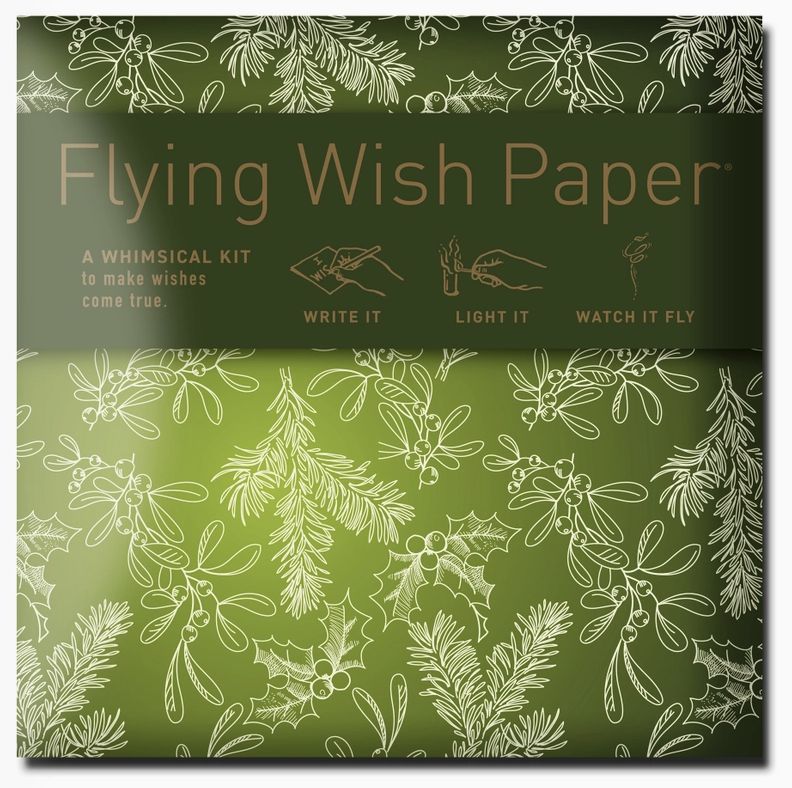 Flying Wish Paper - Green Holiday