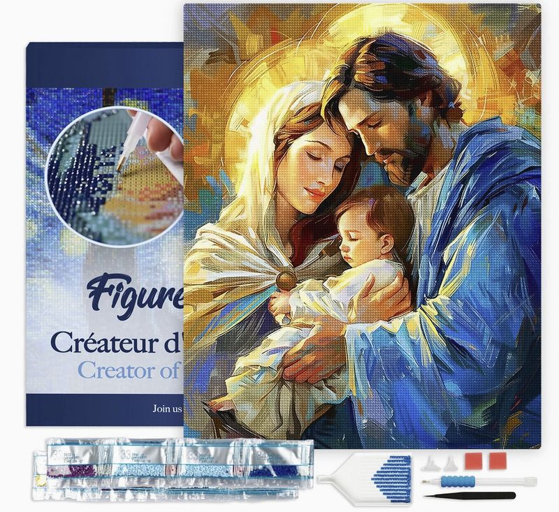 Figured'Art 16x20 Framed - Holy Family