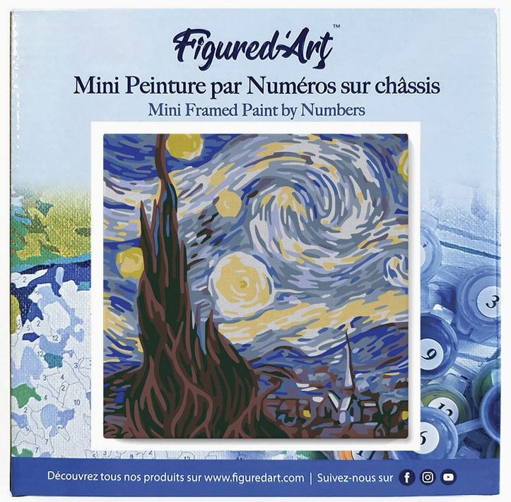 Figured'Art Mini 8x8 - Starry Night
