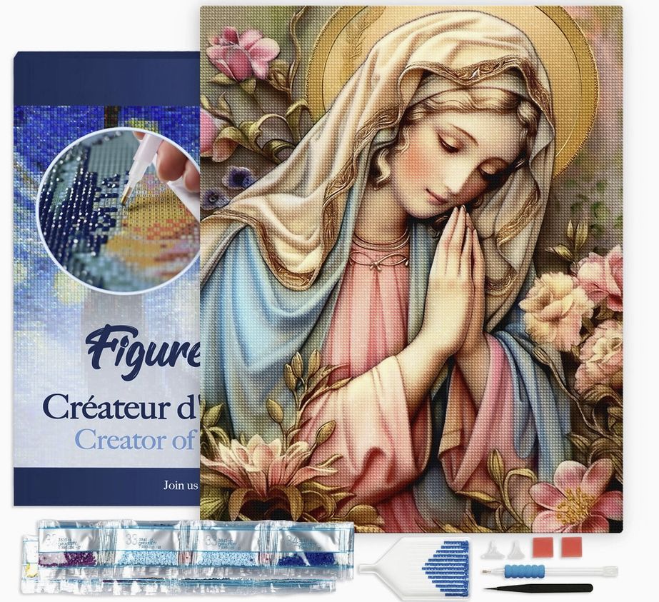 Figured'Art 16x20 Framed - Blessed Virgin Mary