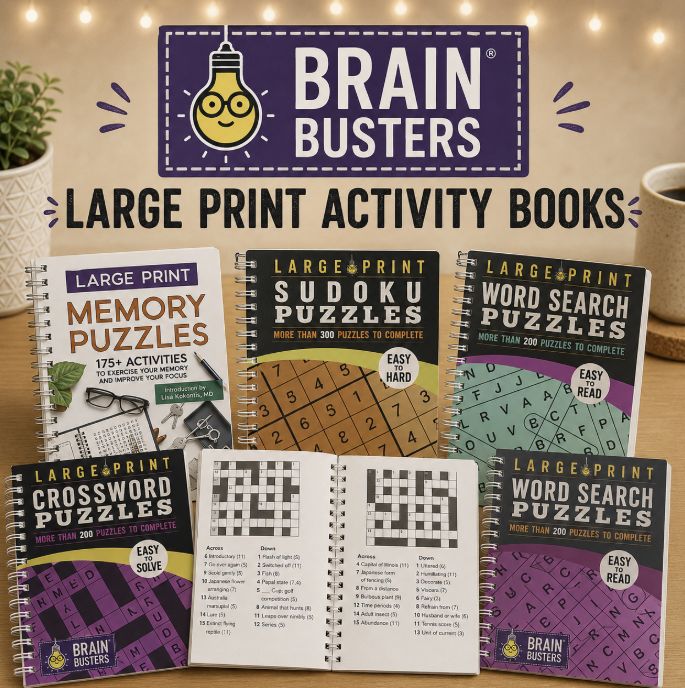 Large Print Activity Books