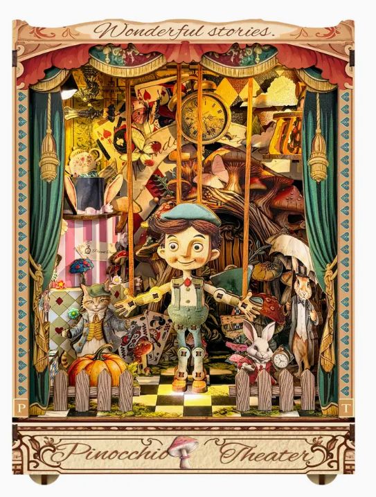 DIY BookNook - Pinocchio Theatre