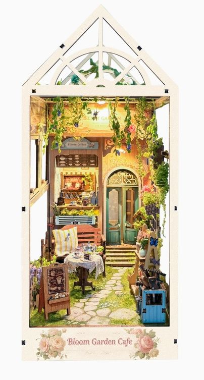 DIY BookNook - Bloom Garden Cafe