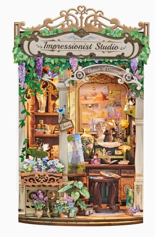 DIY BookNook - Impressionist Studio