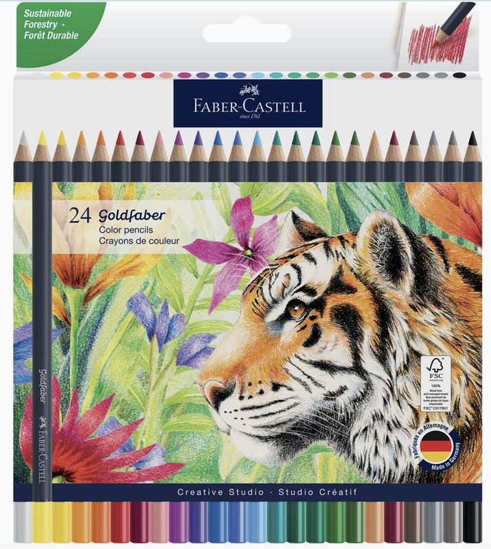 Faber-Castell Goldfaber Color Pencils 24pk