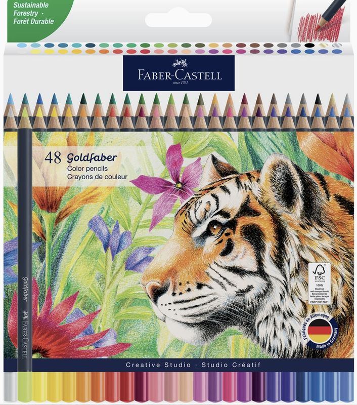 Faber-Castell Goldfaber Color Pencils 48pk