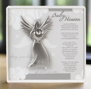 Boxed Angel Ornament - Baby in Heaven