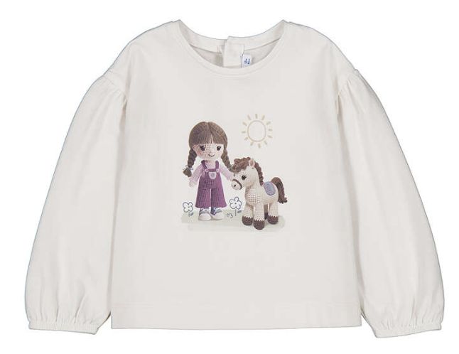 MYRL Crochet Graphic LS Tee