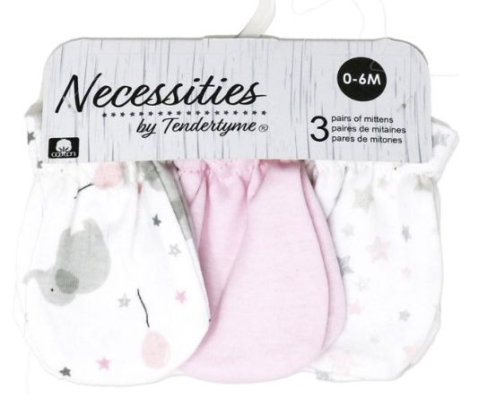 3pk Scratch Mitts
