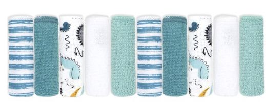 Dino Washcloth 10pk