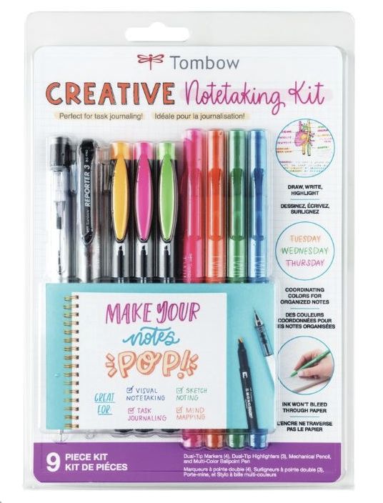 Tombow Creative Notetaking Set 9pc