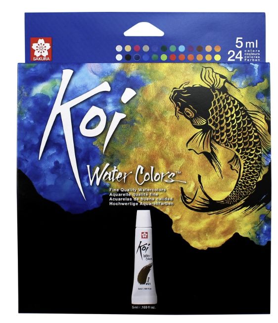Koi Water Colors 5ml Tubes 24pc