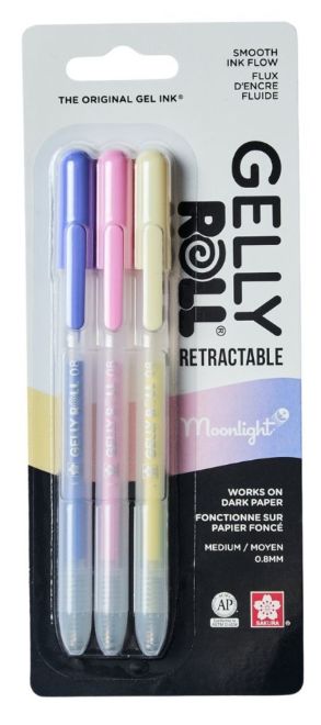 Gelly Roll Medium Retractable Bloom 3pk