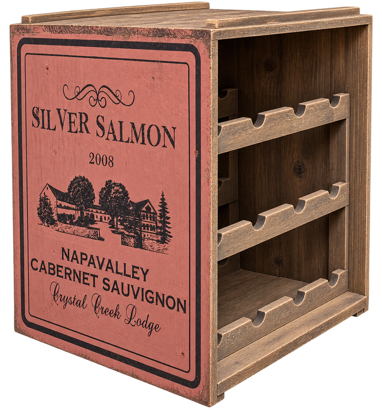 Crate Style Wine Holder