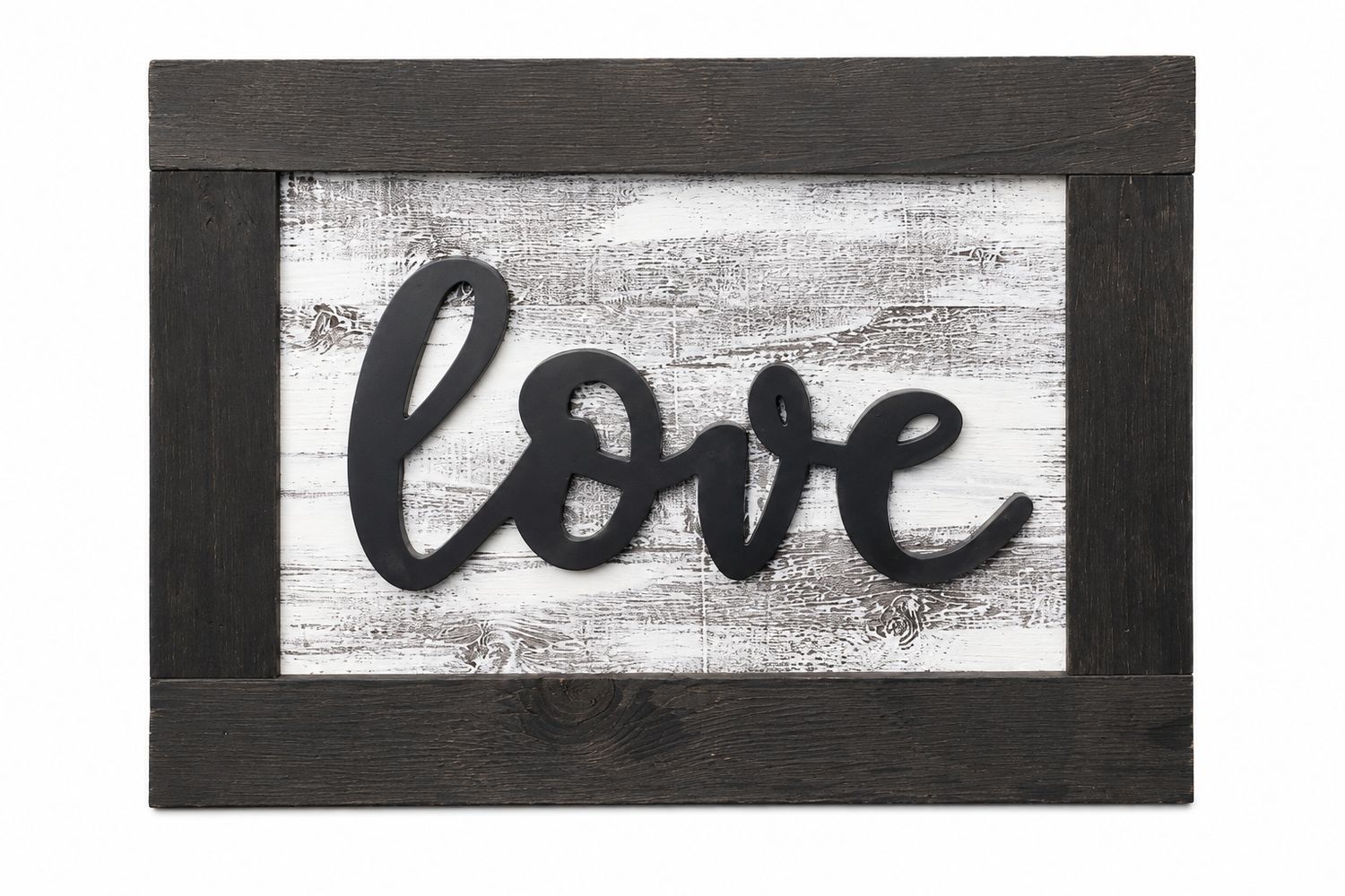 Wooden Love Sign