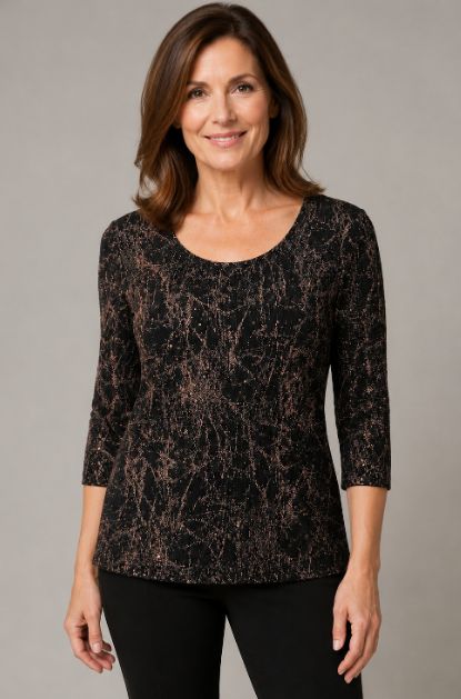 Kleio Bronze Shimmer Top