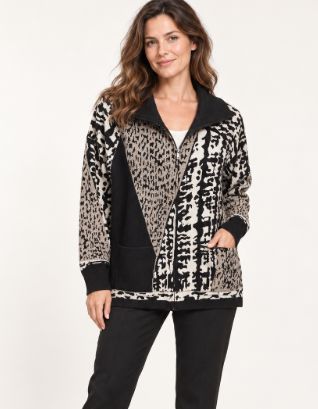 AS Animal Print Cardigan