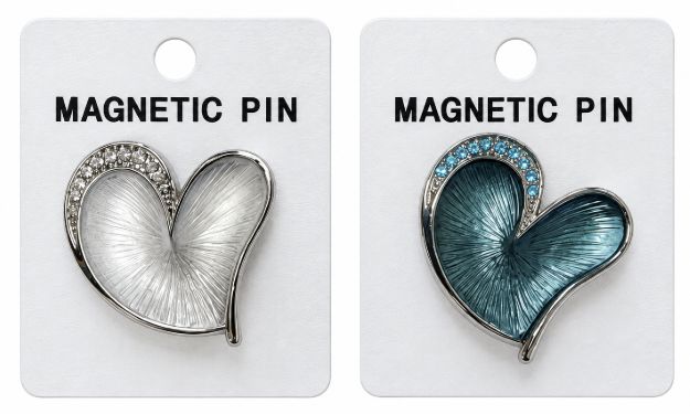 Magnetic Brooch - Heart