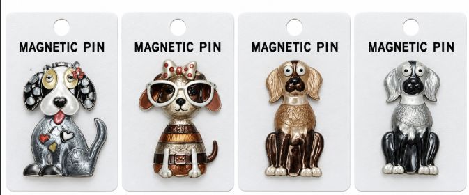 Magnetic Brooch - Dog
