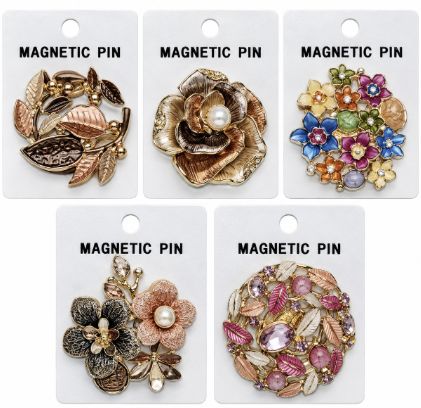 Magnetic Brooch - Floral