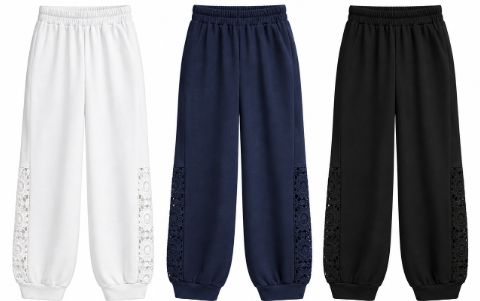 EEW Crochet Detail Pant