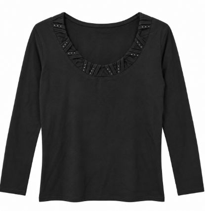 Moffi Bling Neck Top