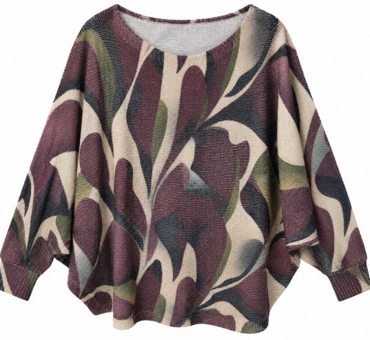 Cherishh Plum Swirl Top