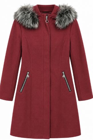 Cherishh Burgundy Coat