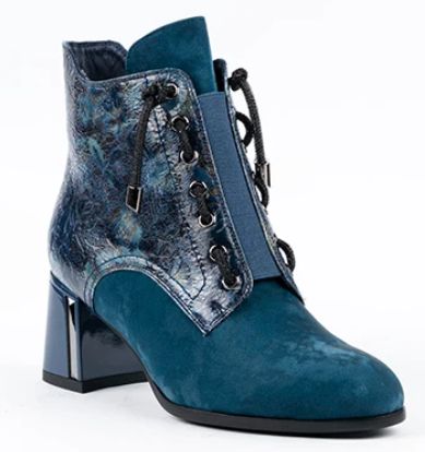 LE Blue Suede Boot
