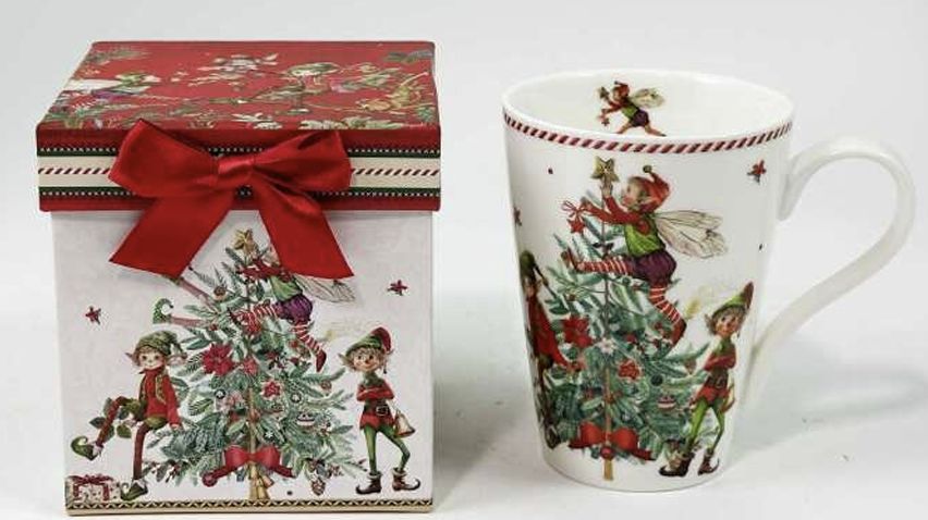 Boxed Mug Elf