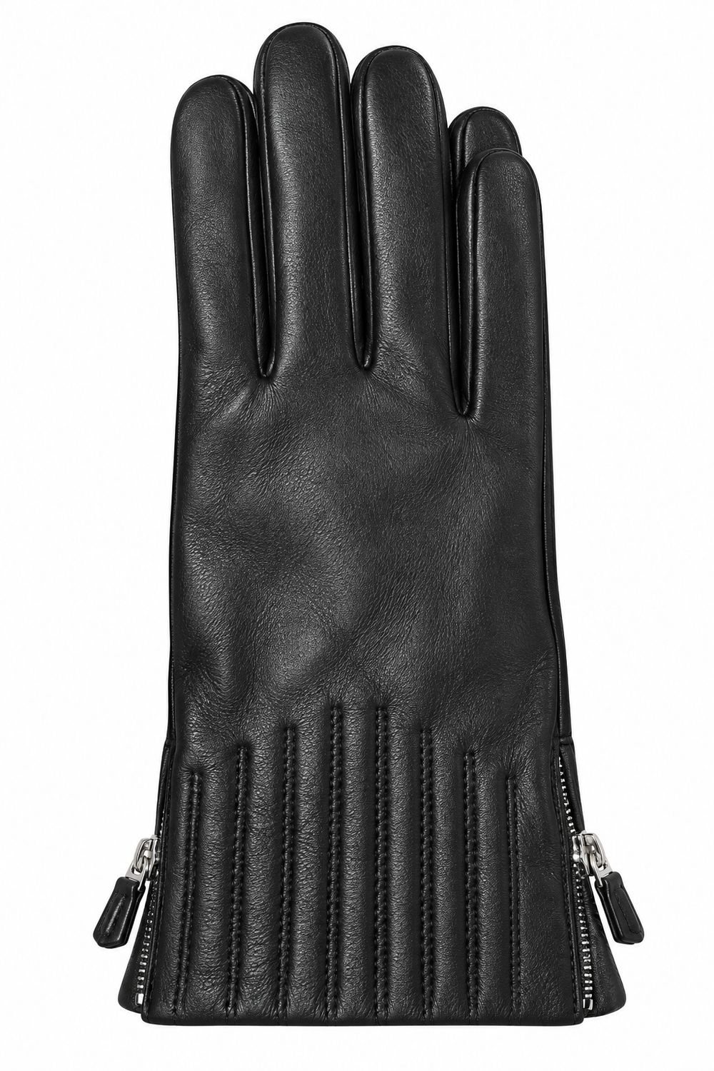 Leather Stitch Cuff Gloves