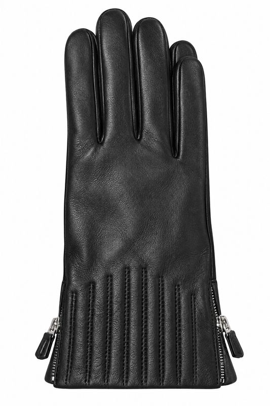 Leather Stitch Cuff Gloves
