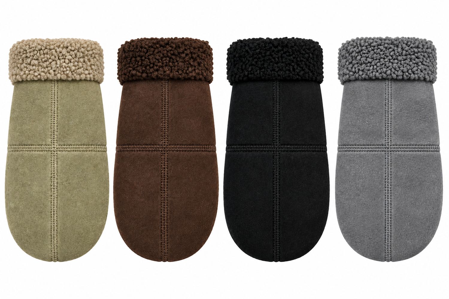 Sherpa Cuff Mittens
