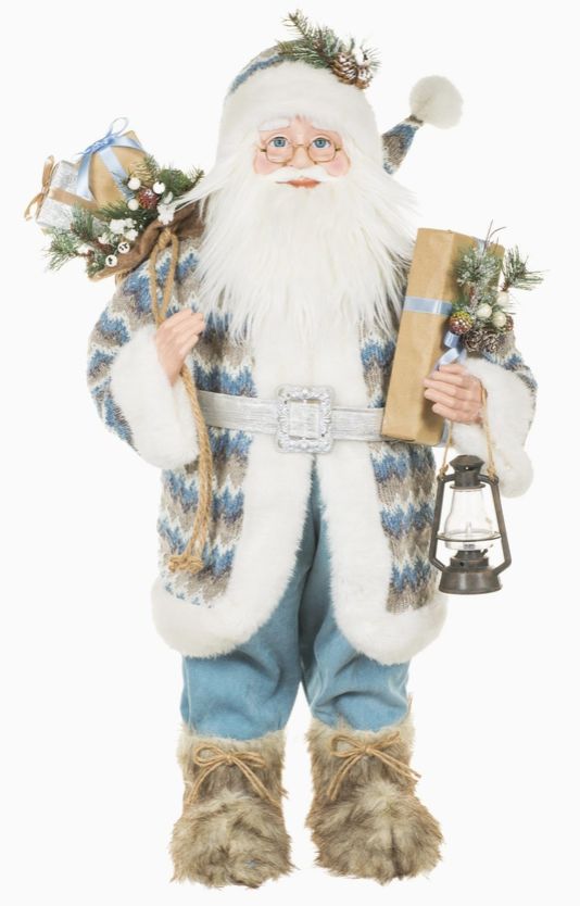 Large Blue-Grey Santa