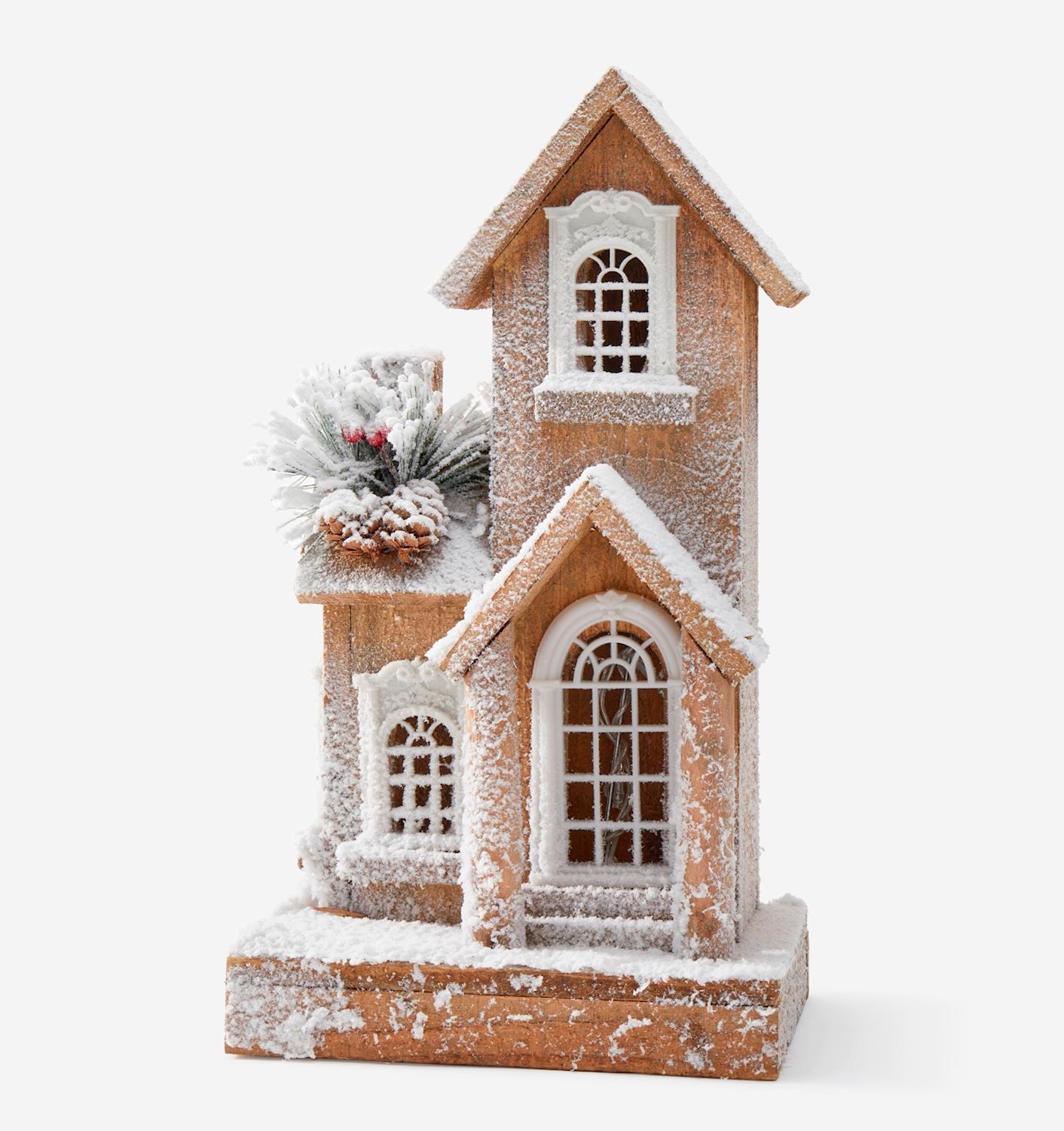 LED Flocked House