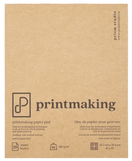 Prism Studio Print Making Pad 8x10" 20 Sheets