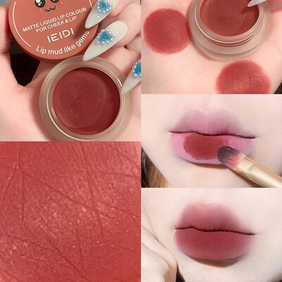 Canned Lip Mud Balm Glaze Crystal Moisturizing
