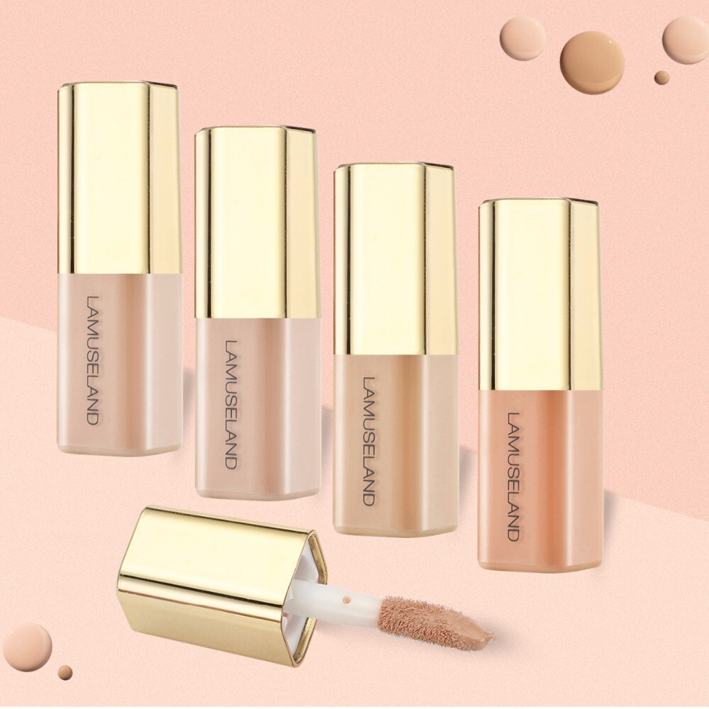 LAMUSELAND 4 Colors Mini Concealer Liquid Hide