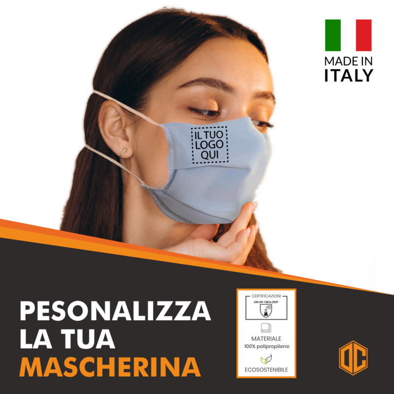 Mascherina Lavabile Personalizzata OC003 Mascherina Lavabile Personalizzata OC003