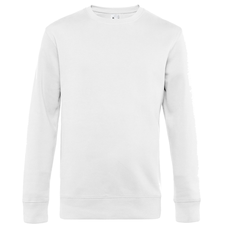 Felpa Girocollo Unisex Bianca (personalizzata)