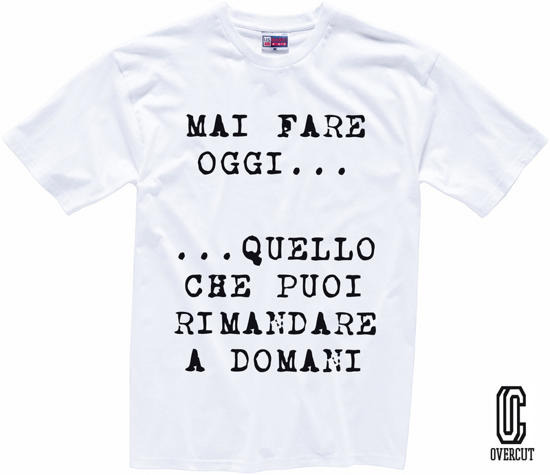 T-shirt RIMANDA A DOMANI