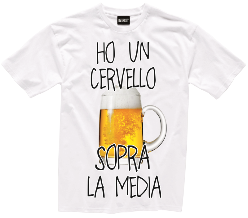 T-shirt CERVELLO SOPRA LA MEDIA