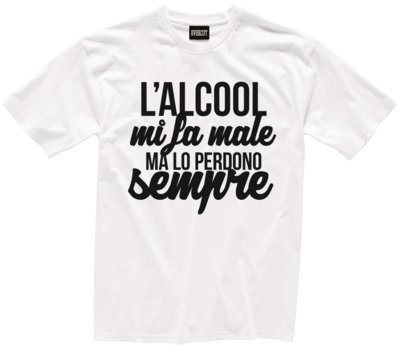 T-shirt L'ALCOOL FA MALE